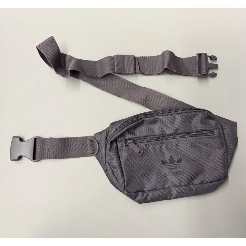 Adidas Originals Gray Waist Pack Fanny Pack Belt Bag OS NWOT